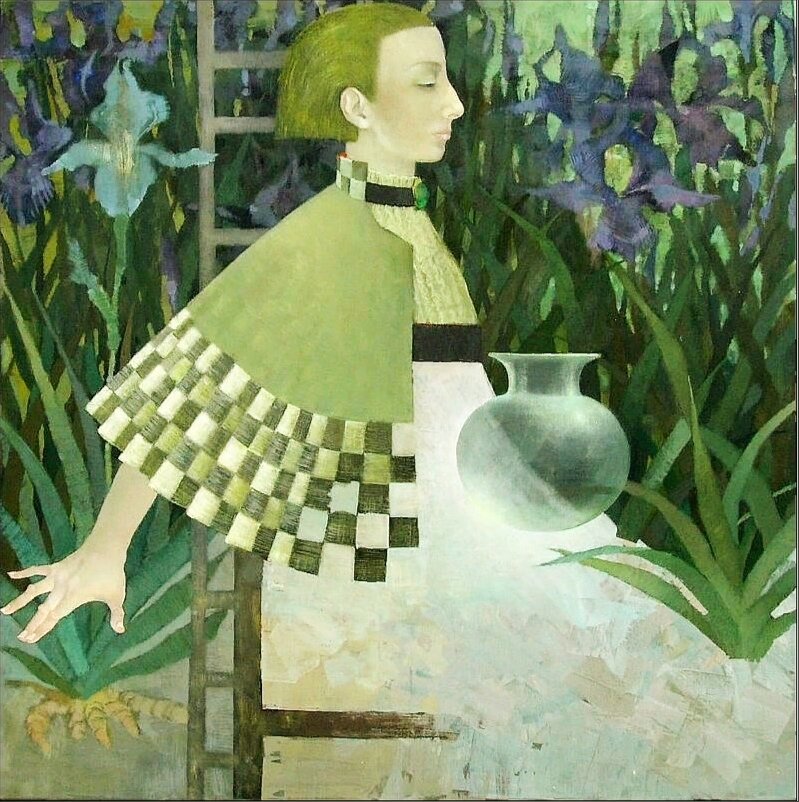 Любимый цвет — зеленый. Художник Марина Рихтерова