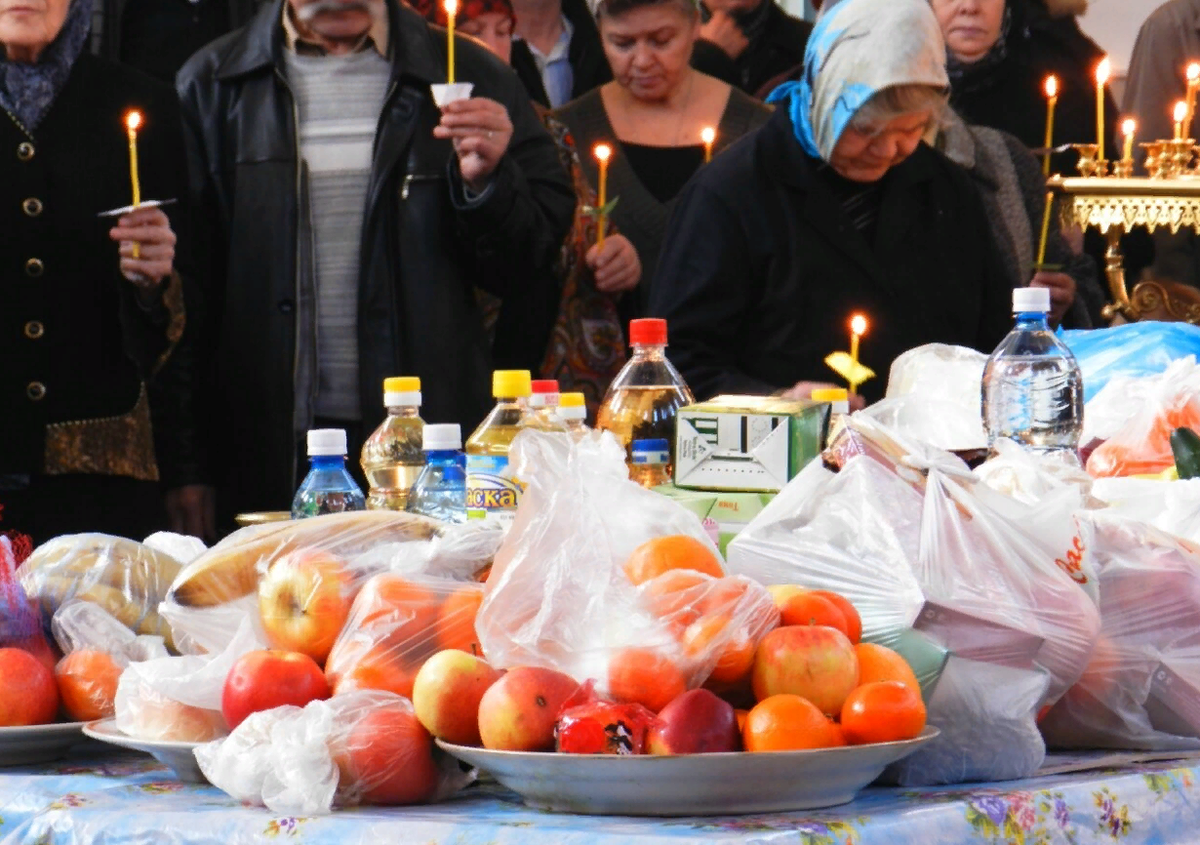 продукты на панихидный стол