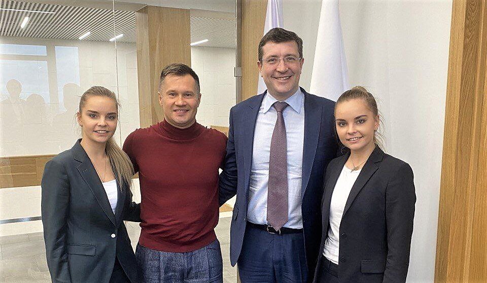    Идею спортсменки и глава региона обсудили при личной встрече Мария Материкова