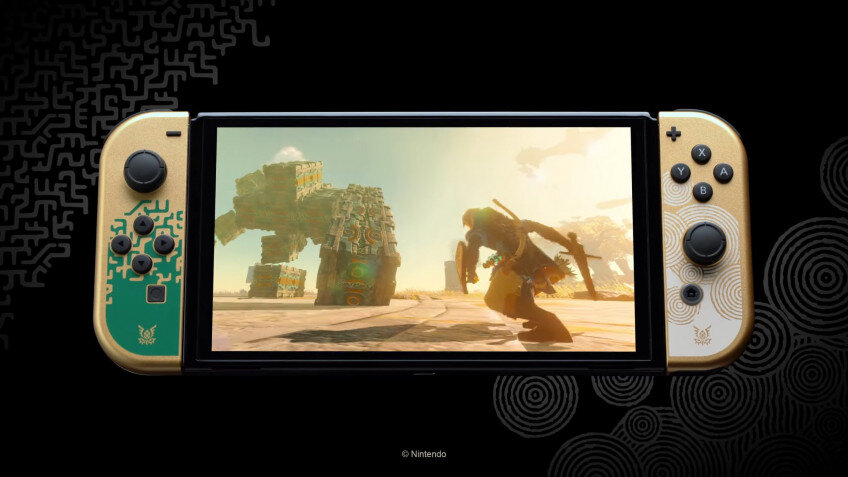    Nintendo анонсировала Switch OLED в дизайне The Legend of Zelda: Tears of the Kingdom