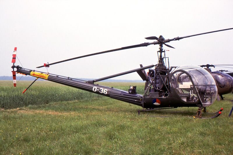  OH-23C Raven. На такой малютке Томпсон и летал. Фото из интернета.