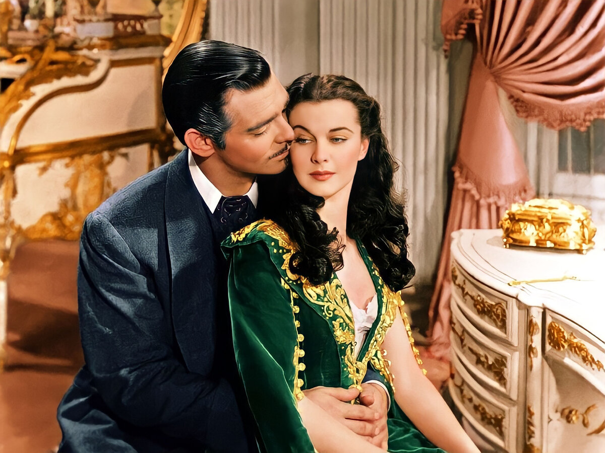 Кадр из фильма «Унесённые ветром», 1939 год, режиссеры Виктор Флеминг, Сэм Вуд, Джордж Кьюкор