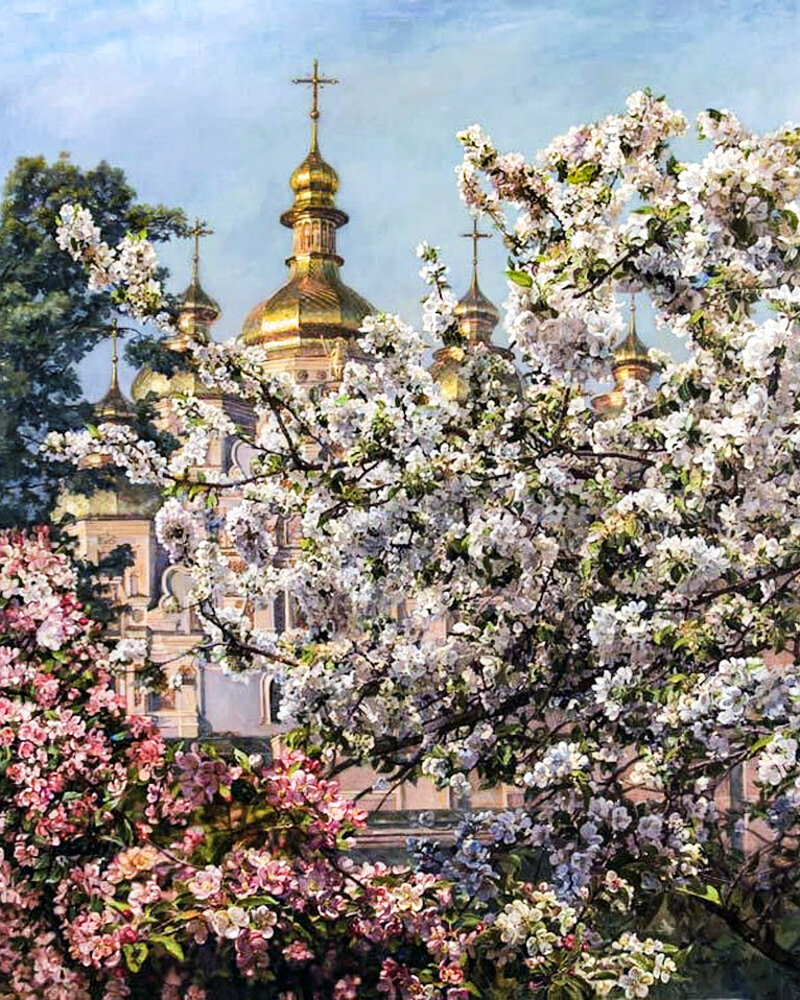Эдуард Панов "Весна Господня". Источник: https://moyarozochka.livejournal.com/238526.html