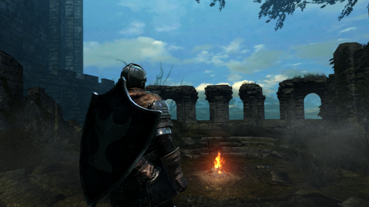 Храм огня. Игровая фотография Dark Souls. Фотограф GLFire. 