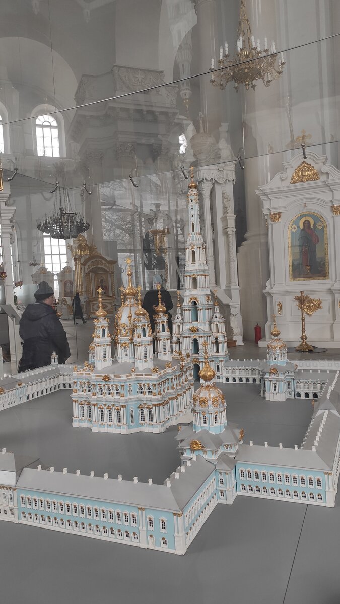 Проект ансамбля Смольного собора с колокольней 
