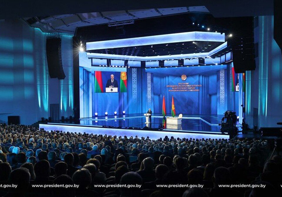     31 марта президент обратился с посланием Фото: president.gov.by