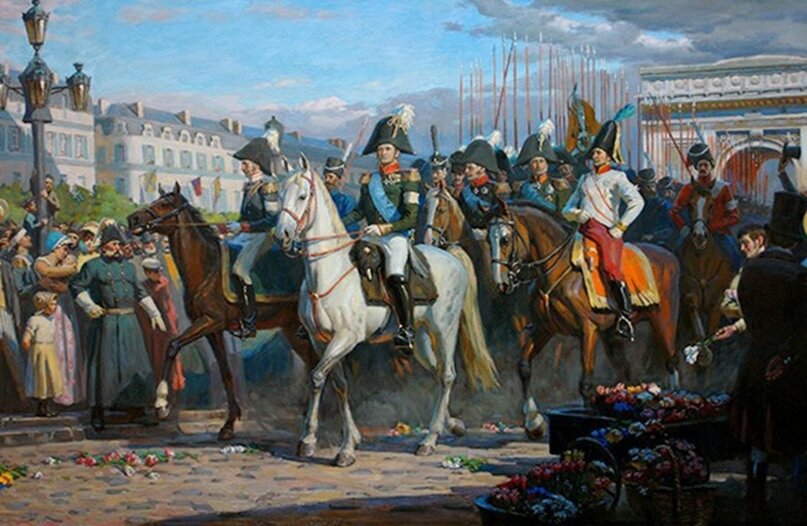 Париж войска. Взятие Парижа 1814. 30 Марта 1814 взятие Парижа. Александр 1 в Париже 1814. Взятие Парижа русскими войсками в 1814.