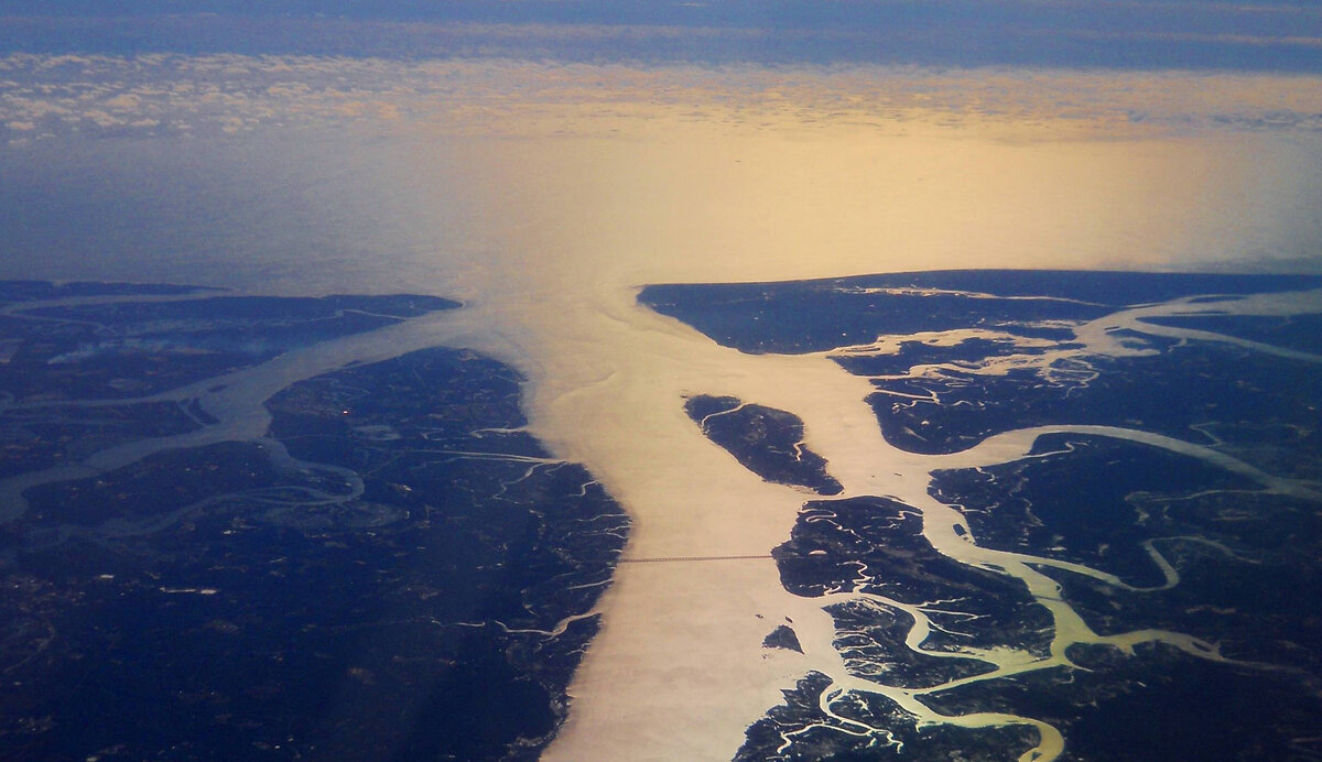 Днепр впадающий в черное море