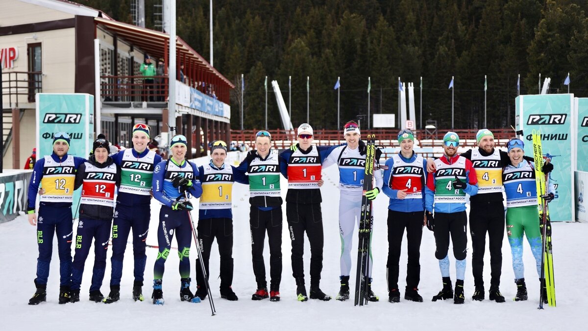    Сборная Югры завоевала золото в эстафете чемпионата России по биатлону