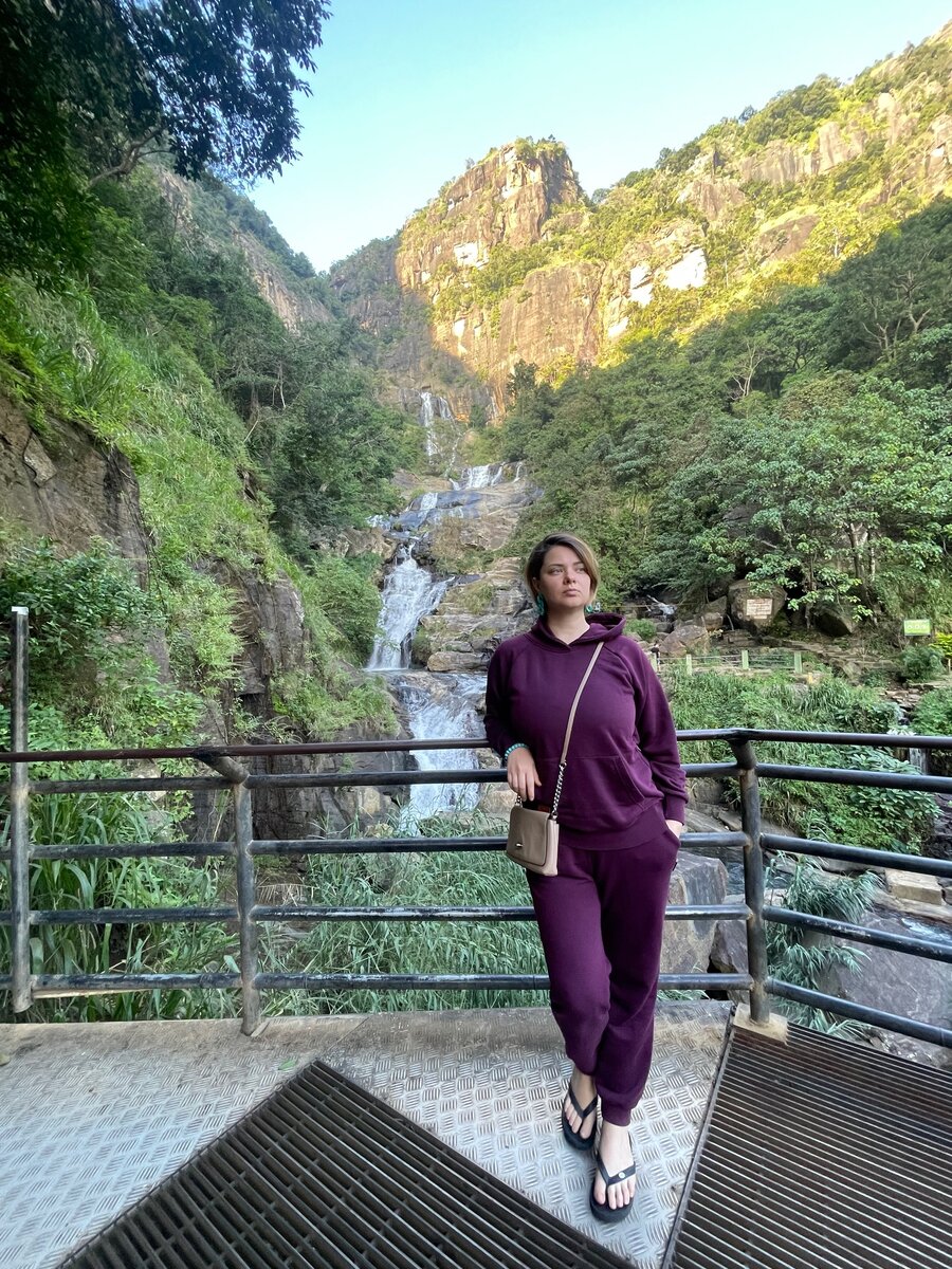 Я на фоне водопада