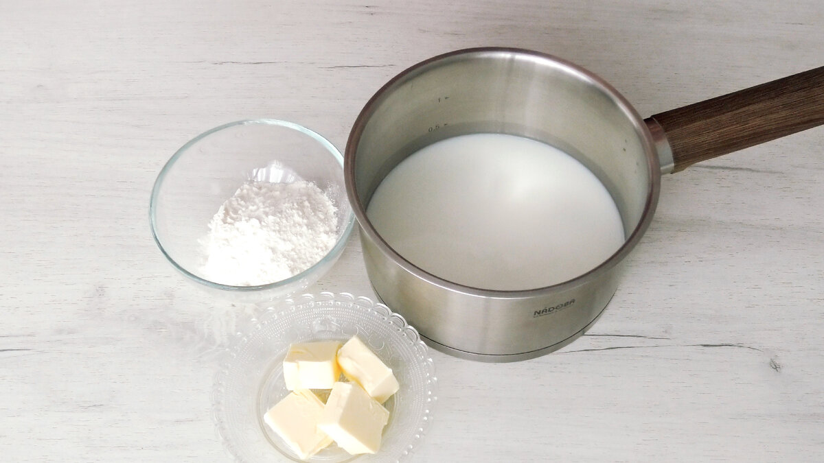 Ингредиенты для заварного теста