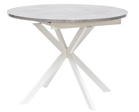 Стол Капри Цемент/Белый
