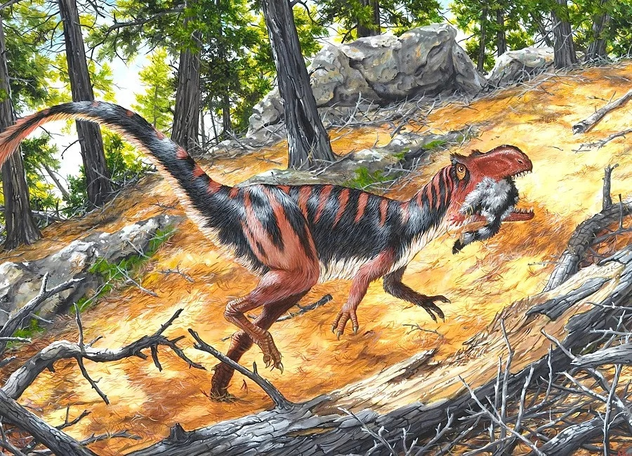 Дилун спасет древнюю белочку от вулканического пепла. Настоящий пожарник-герой! 