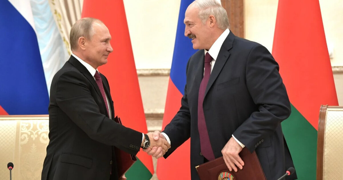 Владимир Путин и Александр Лукашенко