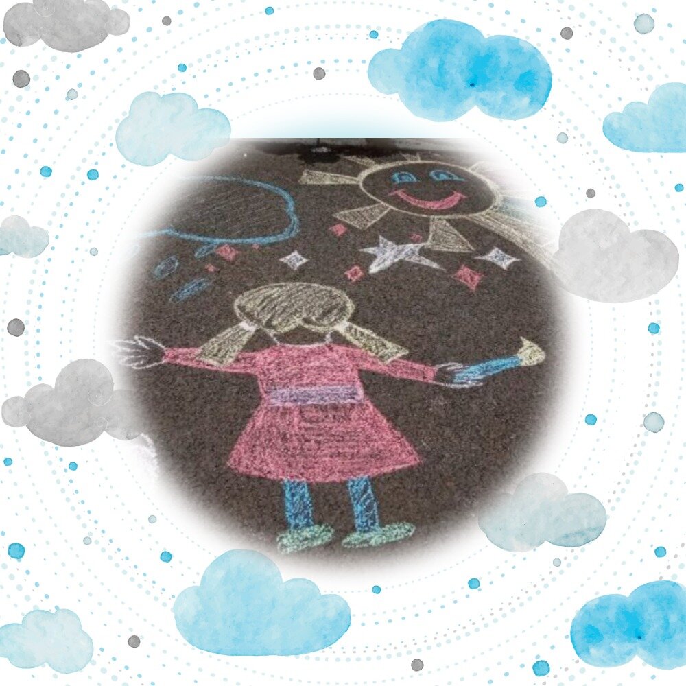 Рисунок на асфальте