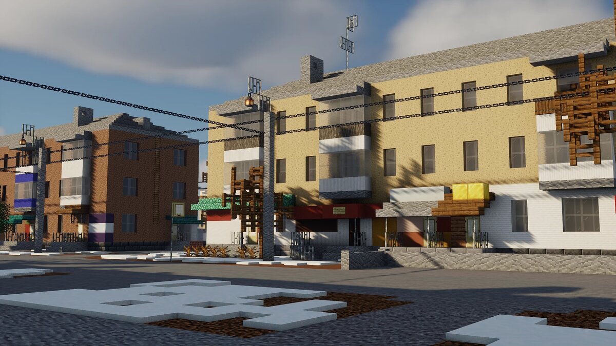    Геймер отстроил посёлок Гуково в Minecraft
