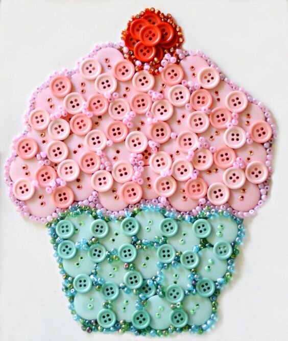 Пуговичка к пуговичке. Подборка творческих идей. | Я арт квилтер | Дзен