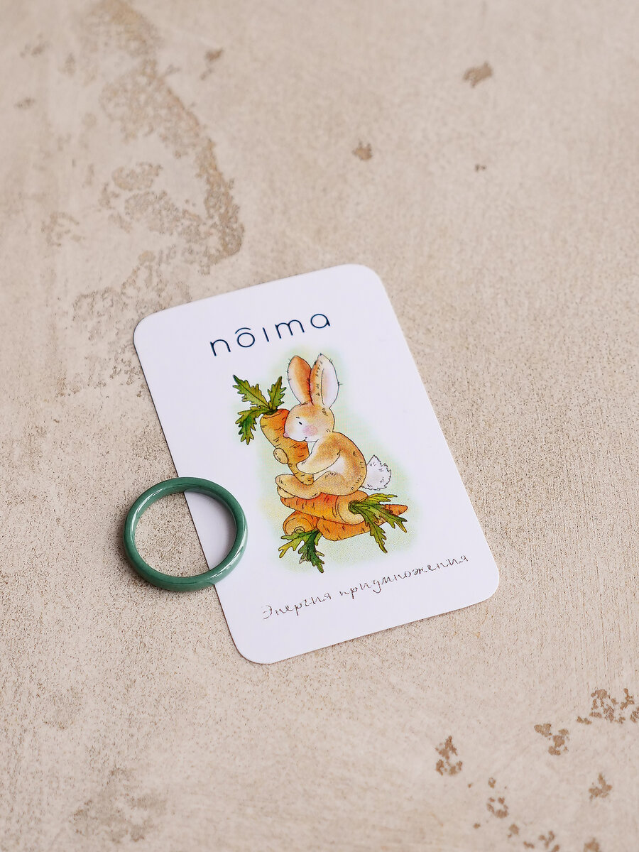 Кролик на открытке к украшению бренда NOIMA