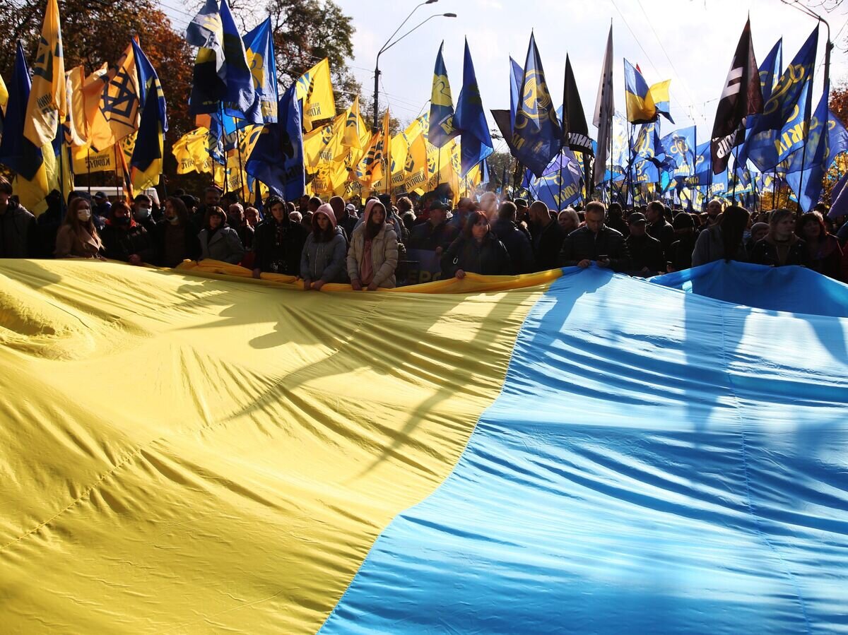 Марш националистов в Киеве © РИА Новости / Стрингер