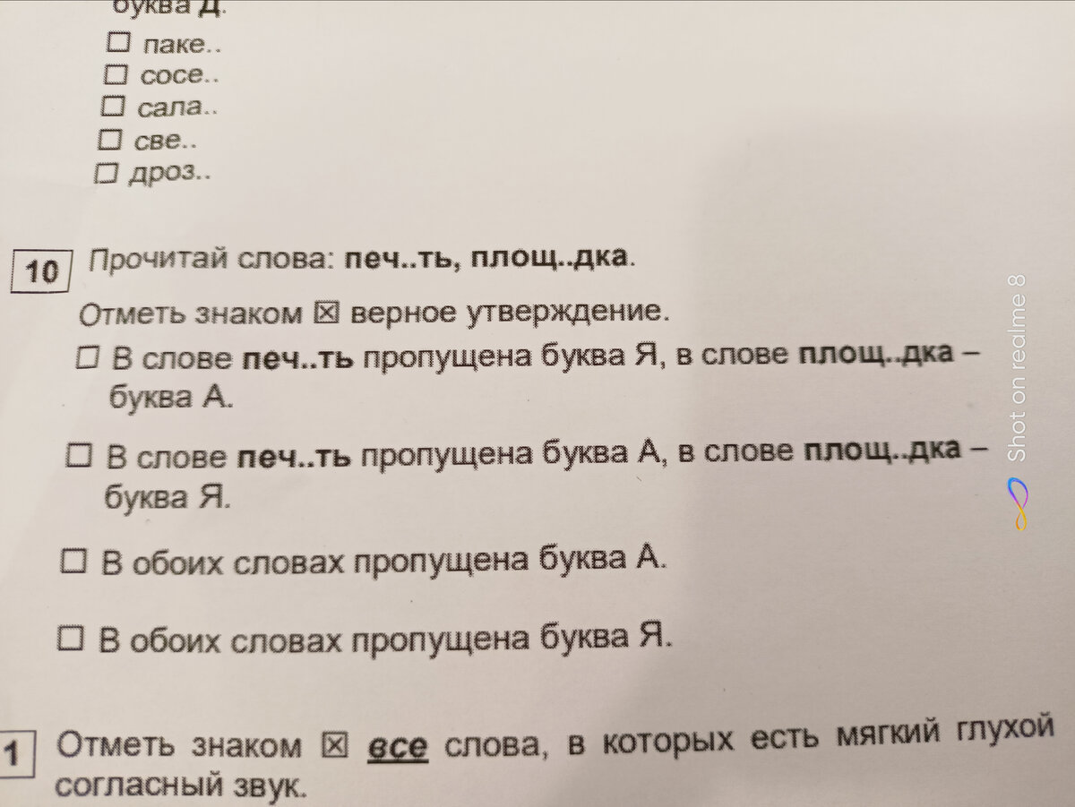 1 класс. Итоговое тестирование. Я бы голову оторвала тому, кто придумал  этот тест. | Будни Черной Кошки | Дзен