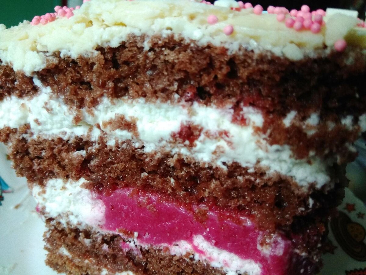 торт РАЗНЕЖЕННЫЙ в разрезе