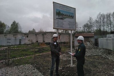    Главгосстройнадзор Подмосковья на проверке строительства административно-бытового корпуса компании «БТ СВАП» в Орехово-Зуевском округе ©Пресс-служба Главгосстройнадзора Московской области