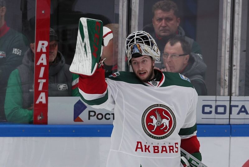    Шведский игрок Адам Рейдеборн © ИЗВЕСТИЯ/Алексей Майшев