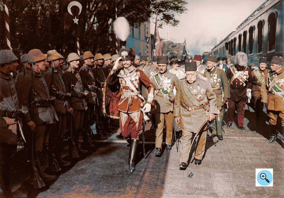 Турция во время первой мировой. Османская Империя 1918.