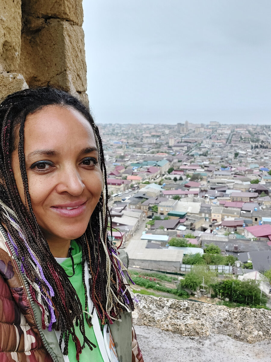 Старая крепость,  вид на старый город Дербент (фото автора канала)