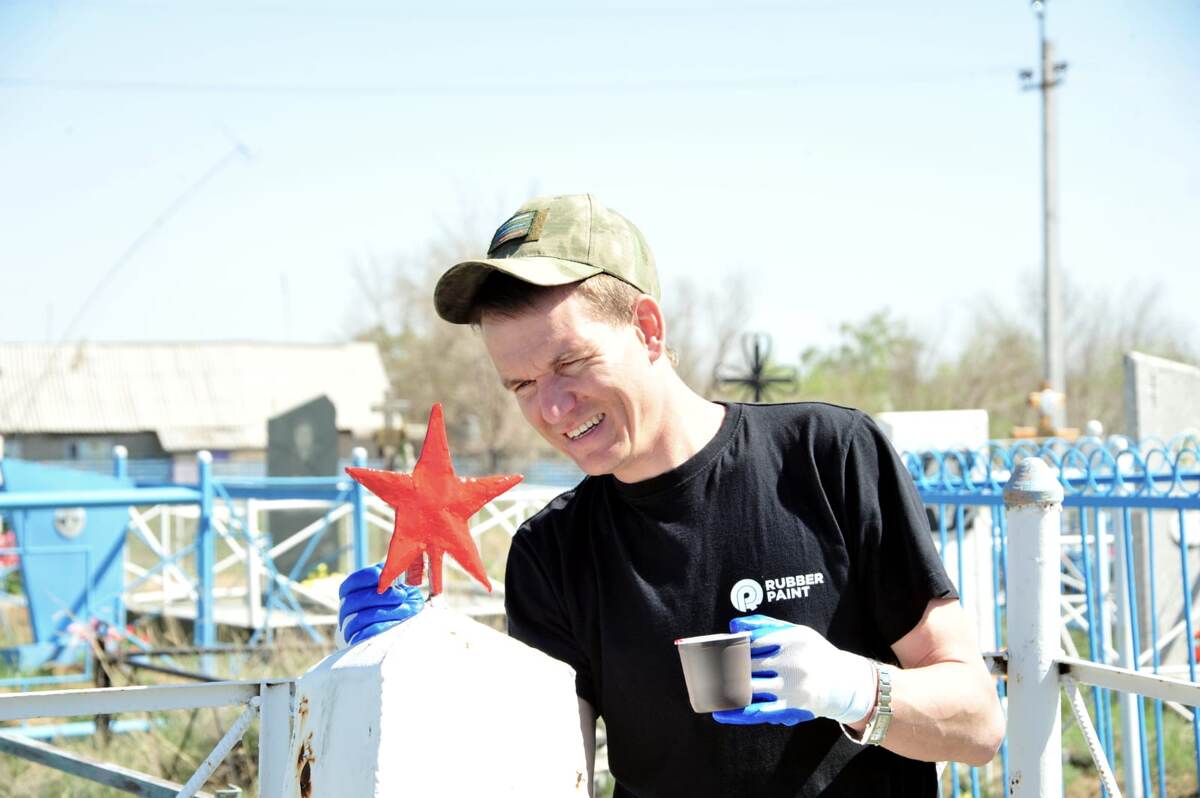 Журналисты Домбаровки провели акцию «Памятная звезда» Марина Шарт  📷
