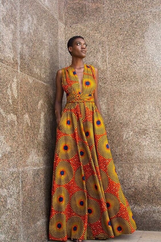 №2. Kitenge Gown 2021
