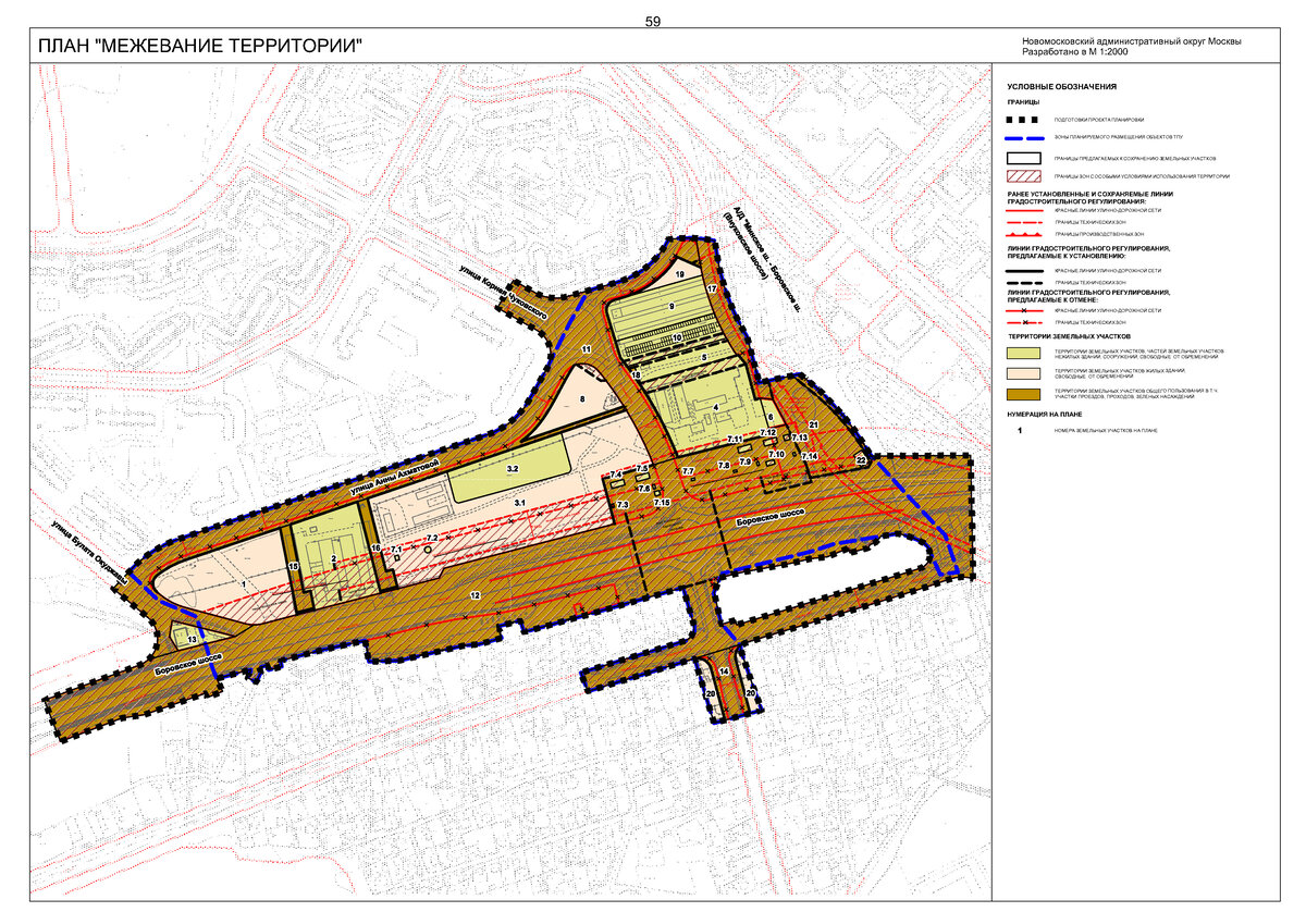 Тпу боровское шоссе проект планировки территории