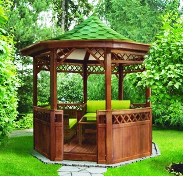 беседка из дерева
