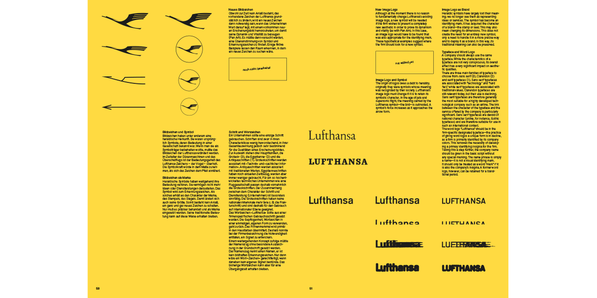 Lufthansa - Разработано Отлом Айшером, 1962