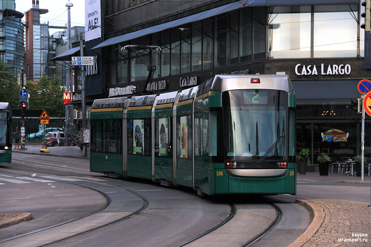 Трамвай в Хельсинки