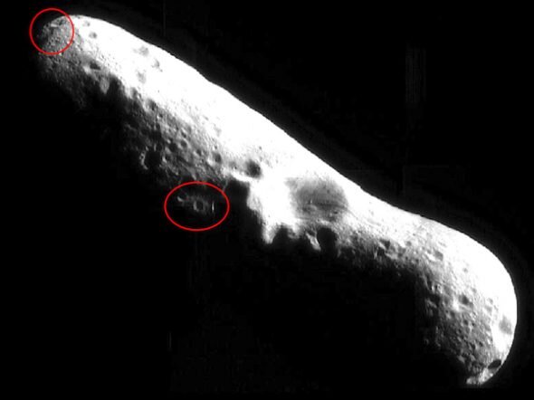 Выбранные фрагменты являются областями аномалий, которые NASA пыталось скрыть