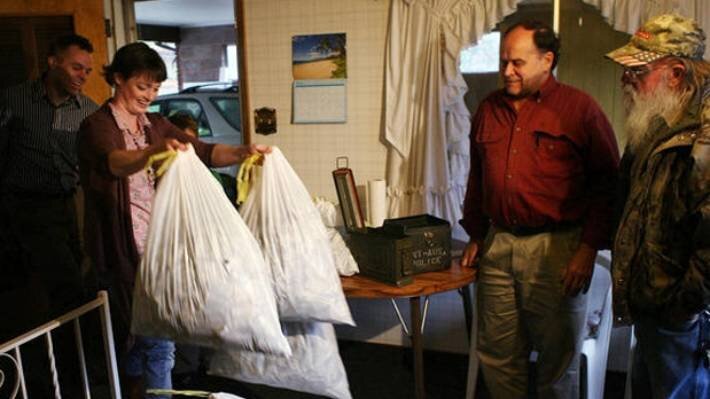 APЭто какой-то теплый дом - мешки с деньгами.