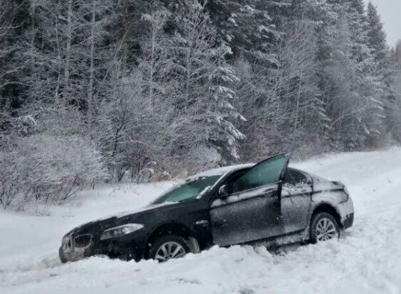 К счастью не перевернулся