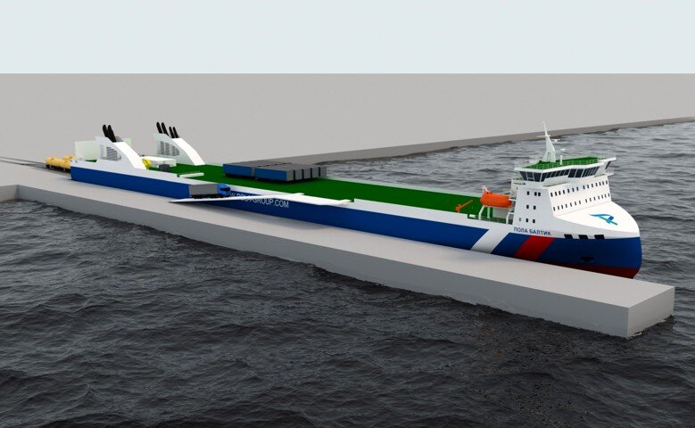 Паром проекта CNF19M / Иллюстрация: Морское инженерное бюро