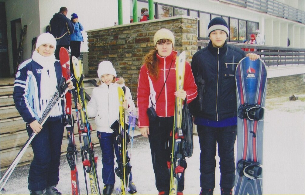 любители горного отдыха. фото из личного архива