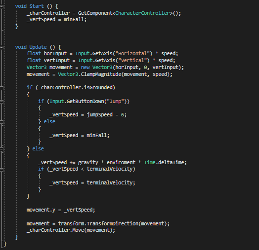 Вторая часть кода