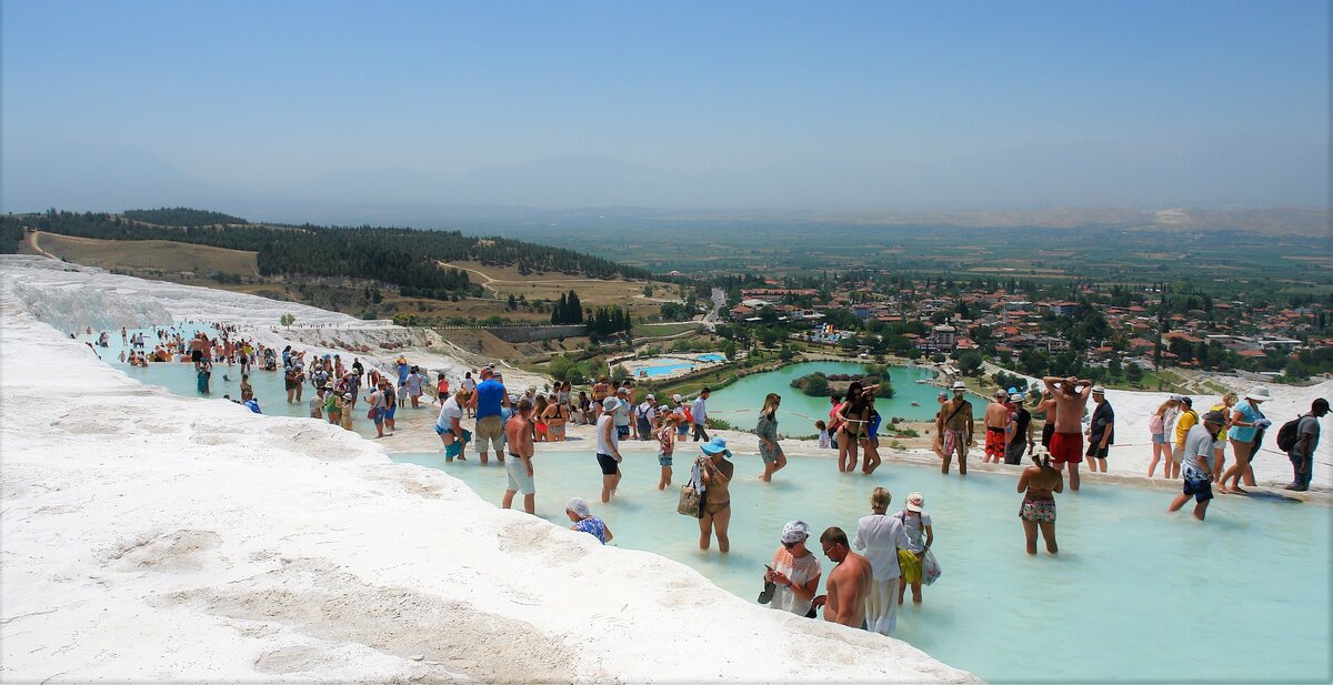 Фото автора. Памуккале. Туристическая зона