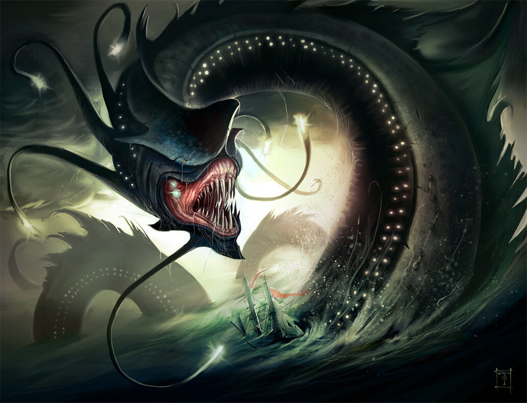 Левиафан морской змей