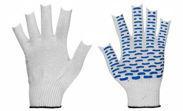 Защищаем руки на рыбалке от комаров - строительные перчатки