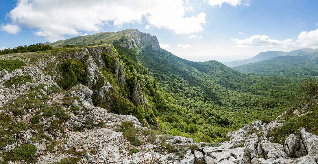 Фон гора Чатырдагъ Крыма