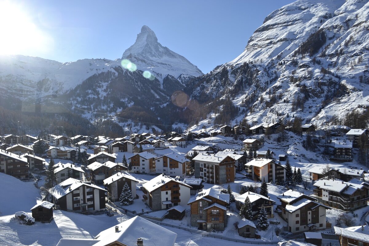 Zermatt Швейцария курорт