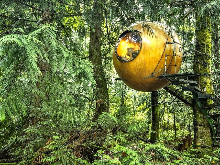 Free Spirit Spheres Канада, остров Ванкувер