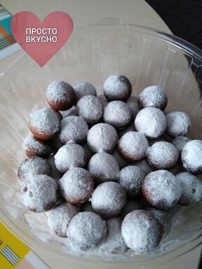 Творожные шарики.