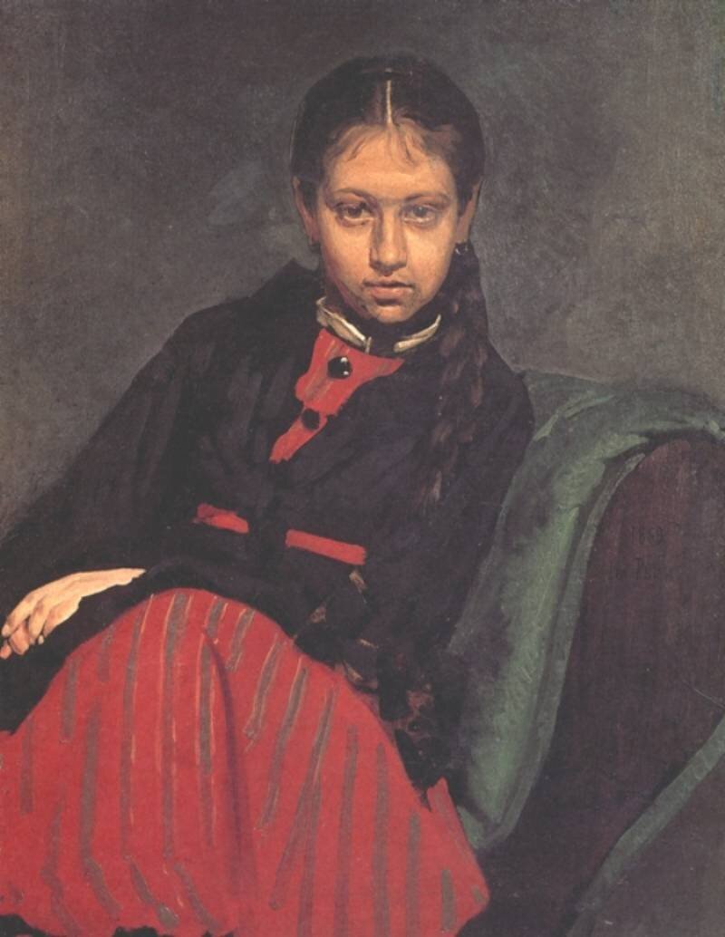 Портрет В.А.Шевцовой, жены художника