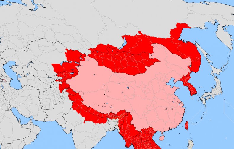 карта из открытых источников, в свободном доступе
